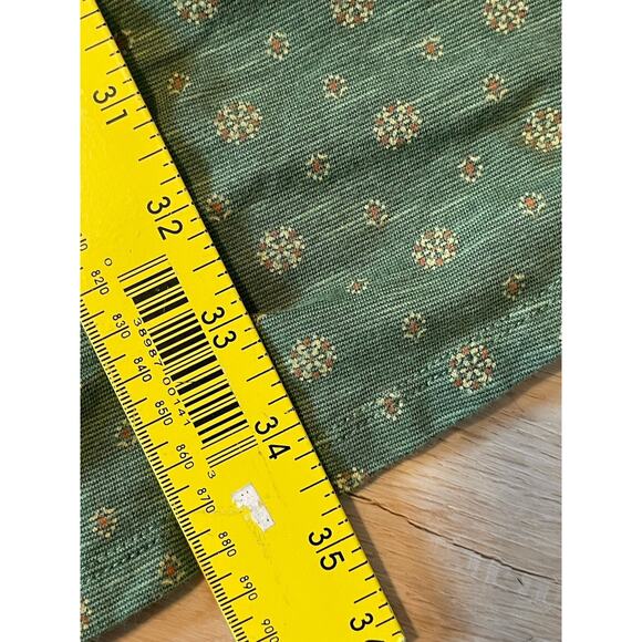 Toad & Co Women's Rosemarie Dress A-Line Cap Sleeves V-Neck Green Floral Size M - Picture 6 of 10